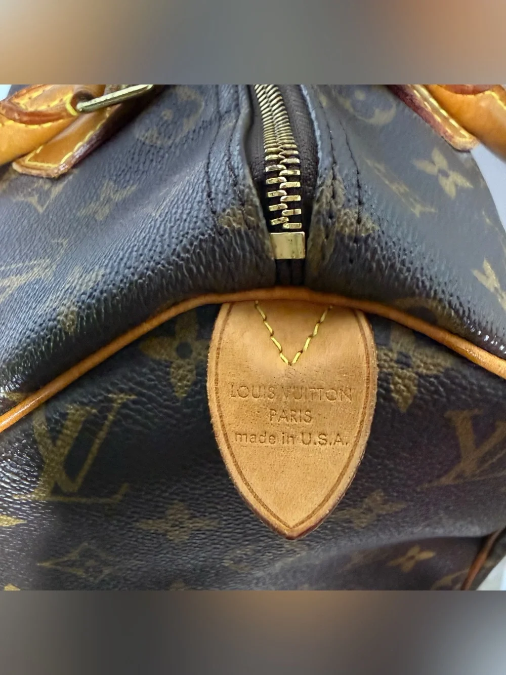 Authentic Louis Vuitton Classic Brown monogram Speedy 30 bag